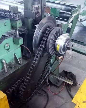 NAC氣動離合器在滾壓機(jī)上的應(yīng)用