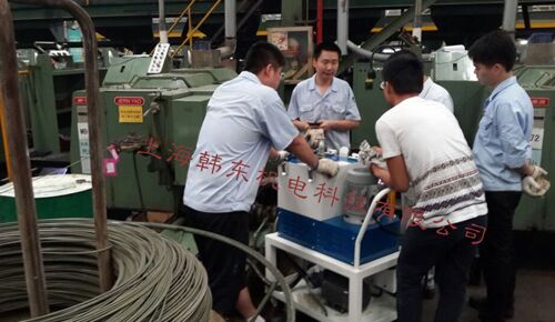 推車式分離器應(yīng)用于成型機