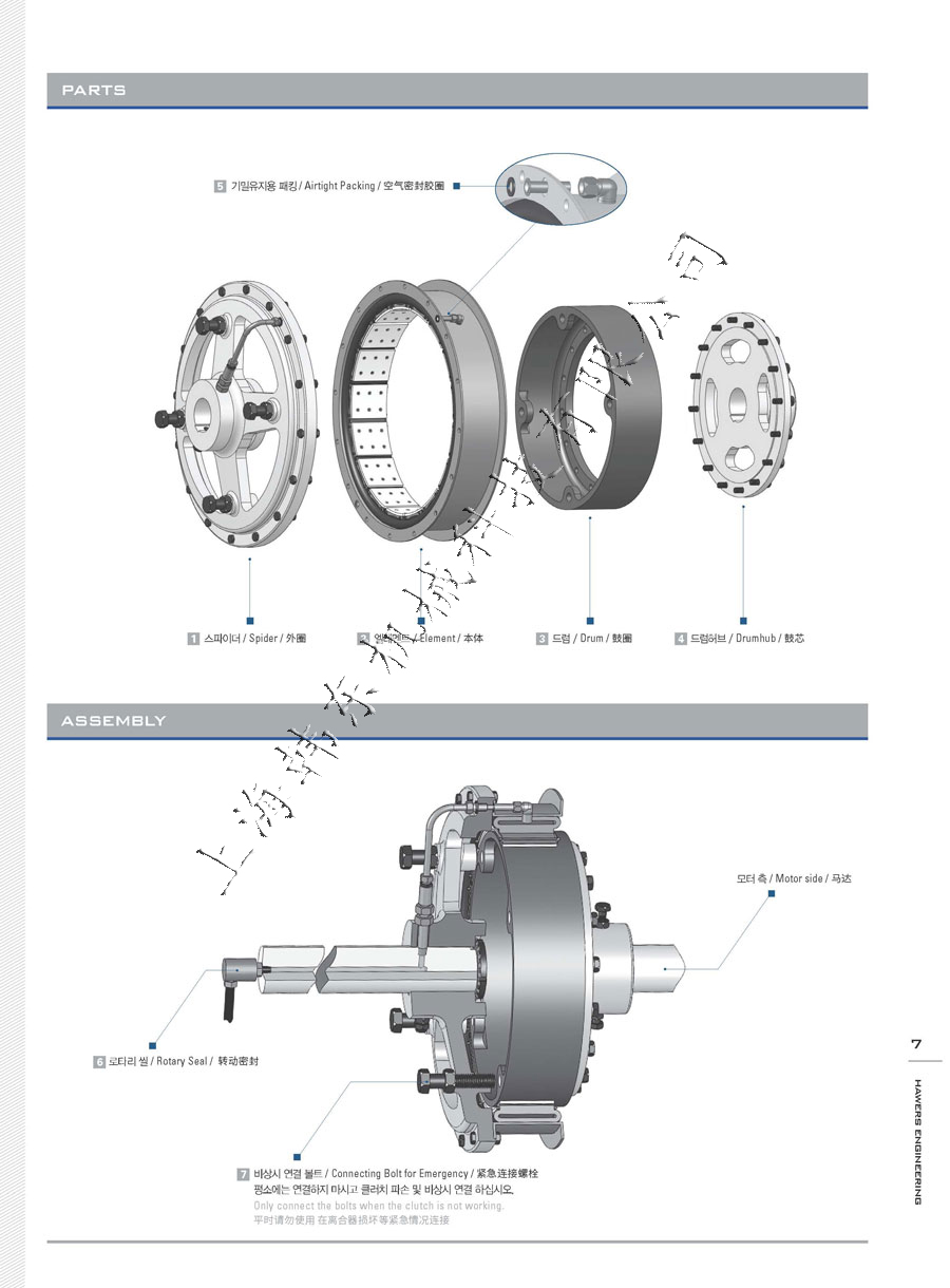 氣動離合器SH-8結(jié)構(gòu)圖